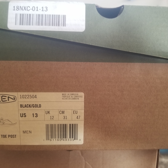 Keen mens solstice flip flop size 13 main image 6